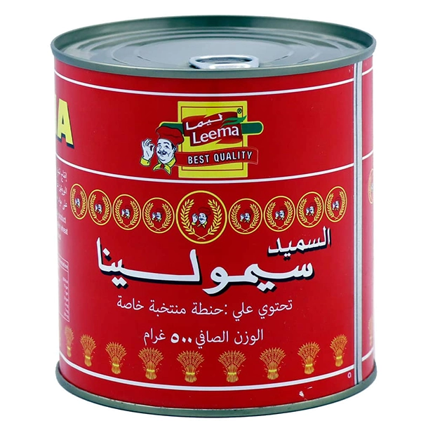 آرد سمولینا لیما Leema - قوطی 500 گرمی