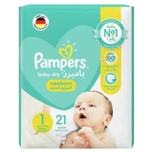 پوشک پمپرز Pampers سایز 1 - بسته 21 عددی