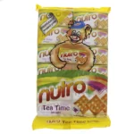 بیسکوییت نمکی نوترو Nutro مدل tea time بسته 12 عددی