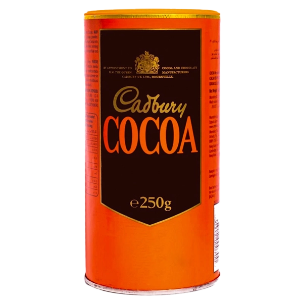 پودر کاکائو کدبری cadbury cocoa powder وزن 250 گرم