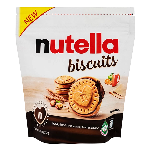 بیسکوییت نوتلا کرم شکلاتی 22 عددی Nutella biscuit