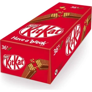 شکلات شیری 2 انگشتی کیت کت KitKat بسته 36 عددی